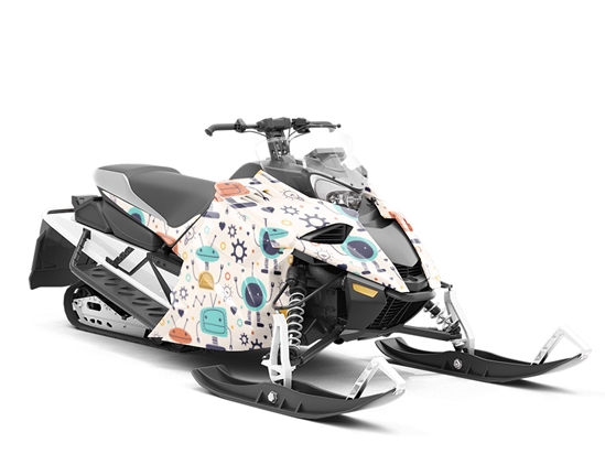 Pet TV Science Fiction Custom Wrapped Snowmobile