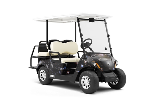 Galaxy Storm Science Fiction Wrapped Golf Cart