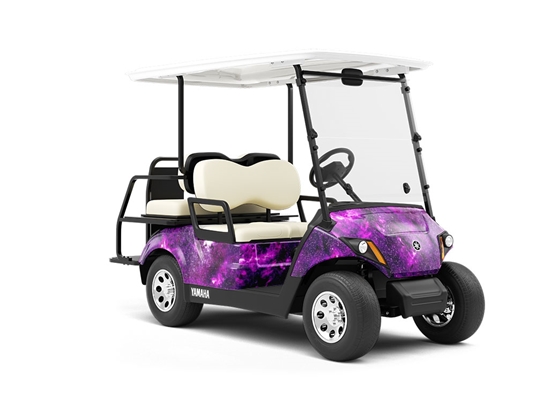 Pinkster Punk Science Fiction Wrapped Golf Cart