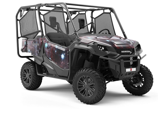 Red Stars Science Fiction Utility Vehicle Vinyl Wrap