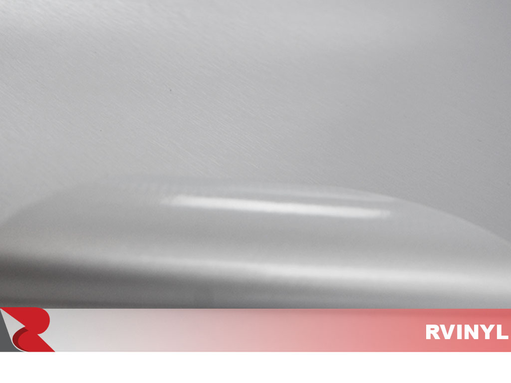 Rwraps™ Silver Brushed Aluminum Vinyl Wrap