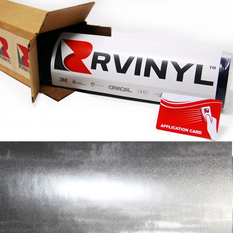 Rwraps™ Chrome Vinyl Wrap Film - Silver