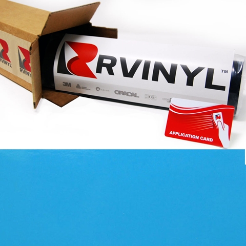 Rwraps™ Gloss Vinyl Wrap Film - Blue (Sky) (Discontinued)