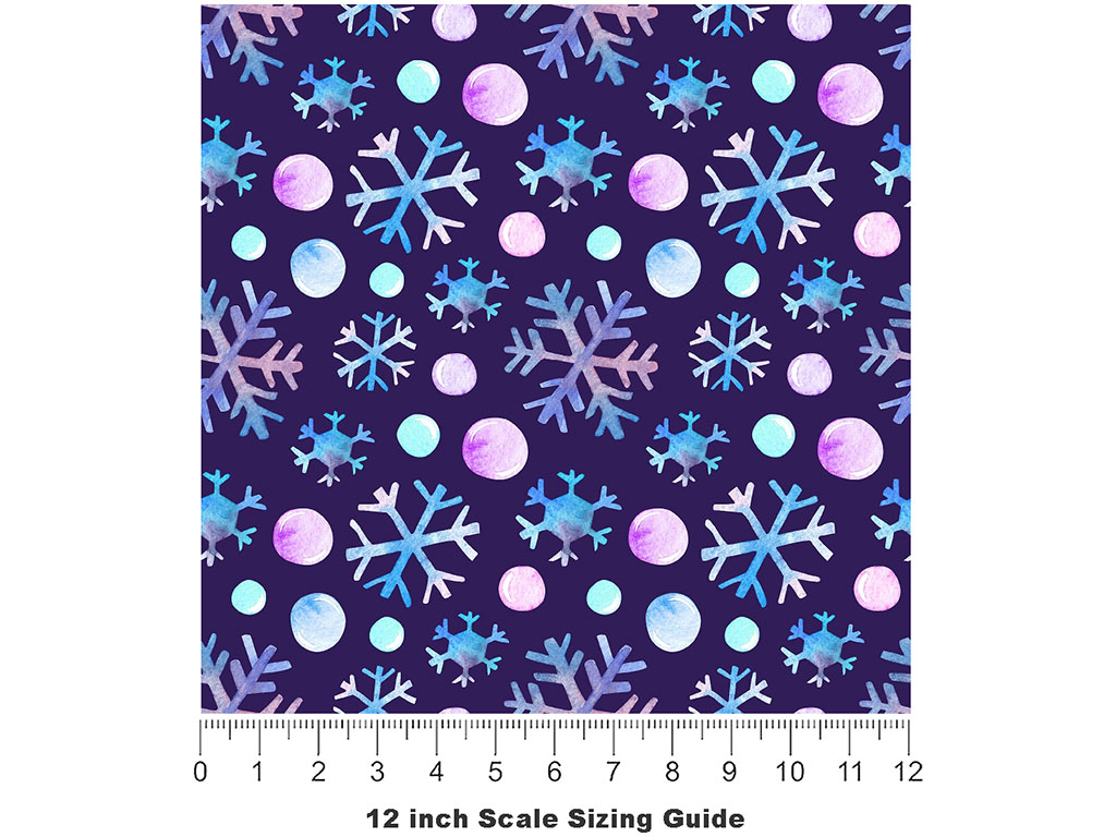 A Chance Snow Vinyl Film Pattern Size 12 inch Scale