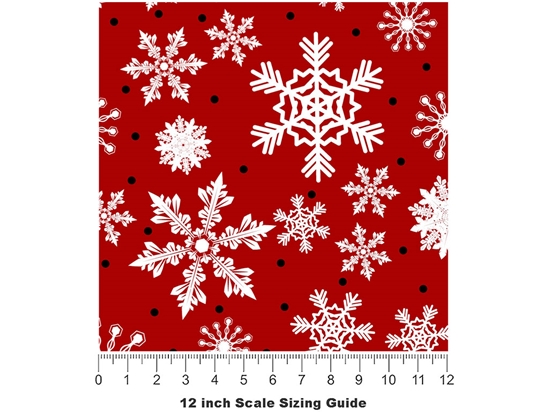 Cold Blooded Snow Vinyl Film Pattern Size 12 inch Scale
