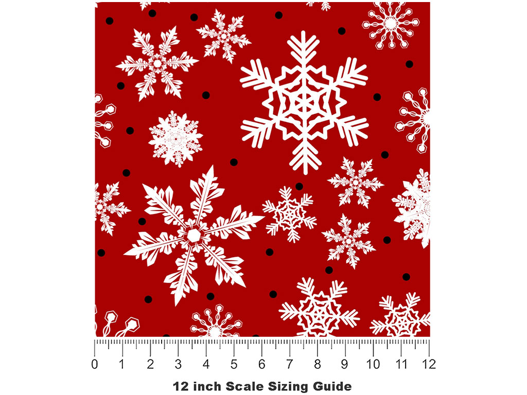 Cold Blooded Snow Vinyl Film Pattern Size 12 inch Scale
