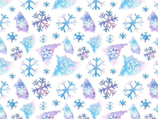 Fresh Drift Snow Vinyl Wrap Pattern