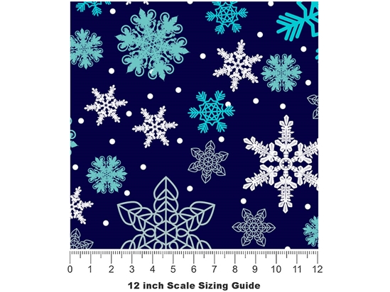Ice Age Snow Vinyl Film Pattern Size 12 inch Scale