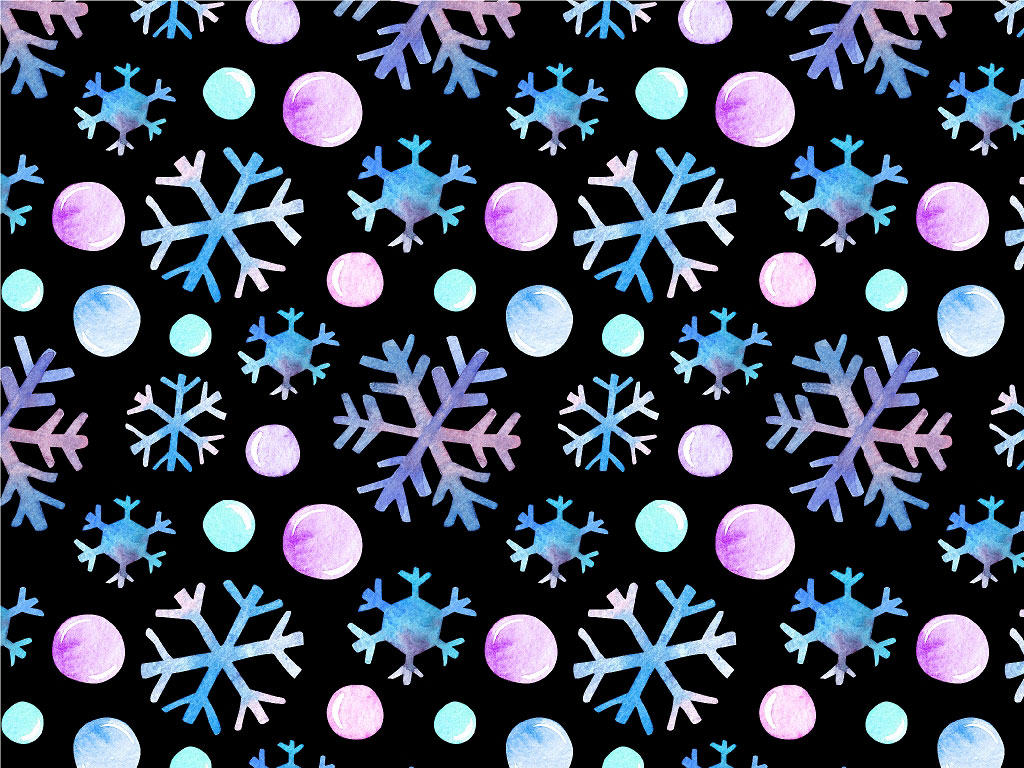 Snowflake Kisses Snow Vinyl Wrap Pattern