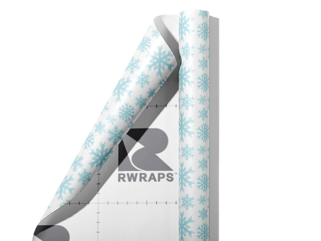 White Winter Snow Wrap Film Sheets