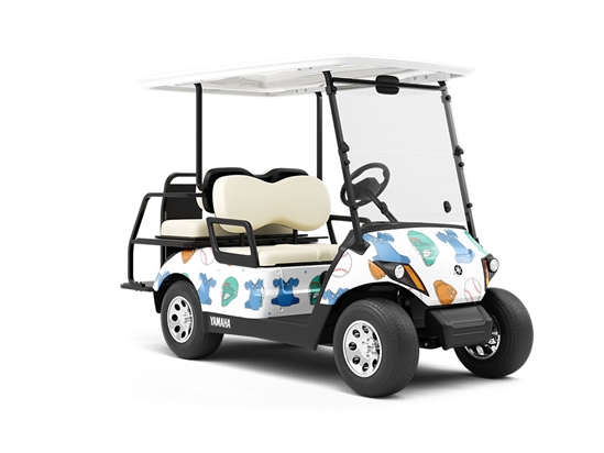 Home Plate Sport Wrapped Golf Cart