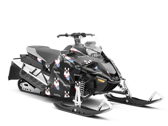 Pixel Pins Sport Custom Wrapped Snowmobile
