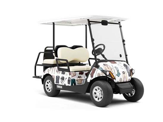 Riding Attire Sport Wrapped Golf Cart