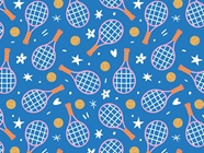 Tennis Fun Sport Vinyl Wrap Pattern