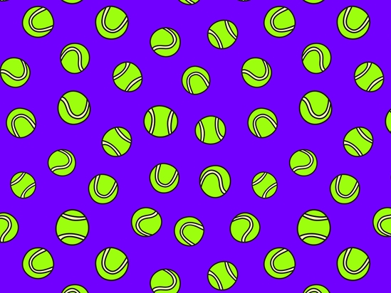 Tennis Practice Sport Vinyl Wrap Pattern