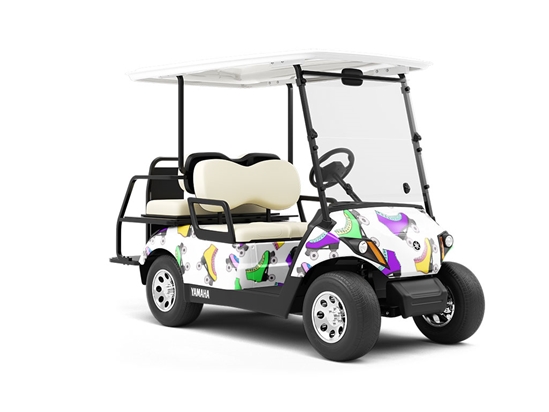 Derby Girl Sport Wrapped Golf Cart