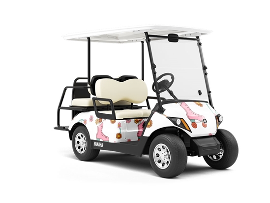 Totally Groovy Sport Wrapped Golf Cart