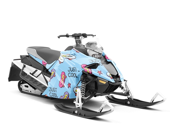 Just Cool Sport Custom Wrapped Snowmobile