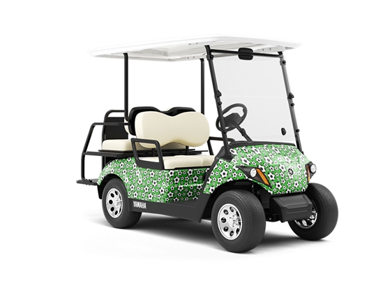 Morning Practice Sport Wrapped Golf Cart
