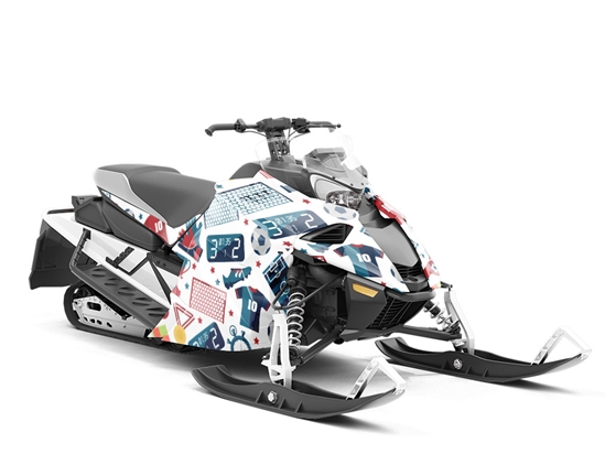 Soccer Gear Sport Custom Wrapped Snowmobile