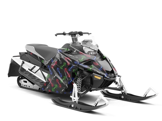 Free Weights Sport Custom Wrapped Snowmobile