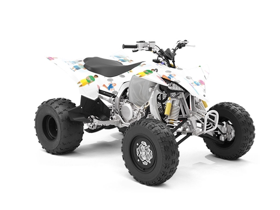 Weightlifting Gains Sport ATV Wrapping Vinyl