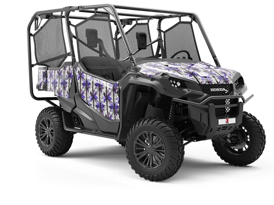 Plucking Petals Stained Glass Utility Vehicle Vinyl Wrap