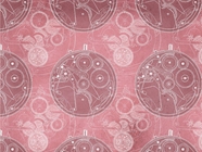 Pink Clockwork Steampunk Vinyl Wrap Pattern