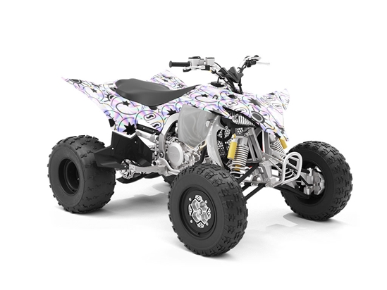 Holographic Earth Sticker Bomb ATV Wrapping Vinyl