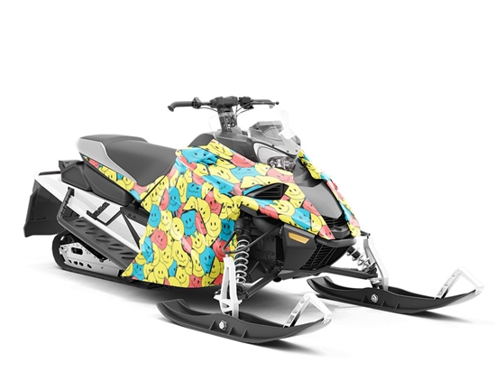 Melt With Us Sticker Bomb Custom Wrapped Snowmobile