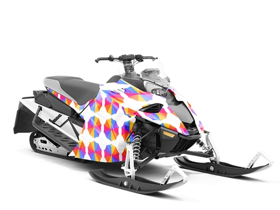 Crowded Day Summertime Custom Wrapped Snowmobile