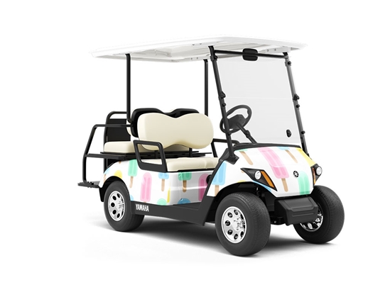 Summer Chill Summertime Wrapped Golf Cart