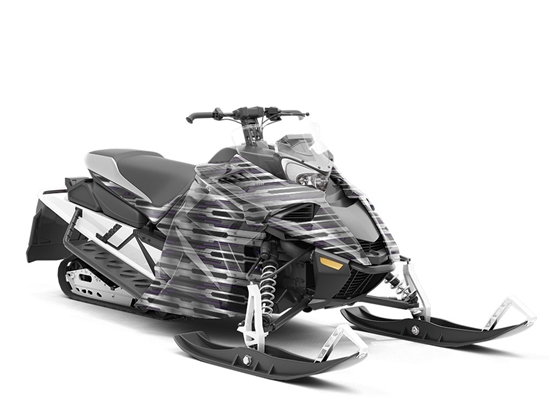 Dark Iris  Technology Custom Wrapped Snowmobile