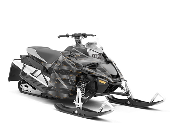 Midnight Sunset  Technology Custom Wrapped Snowmobile