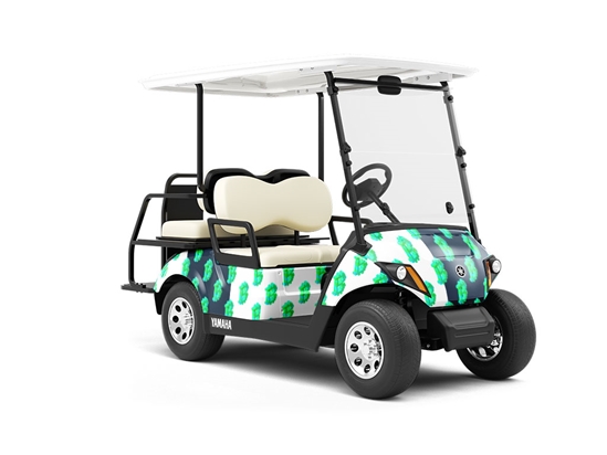 Monochrome Money Technology Wrapped Golf Cart