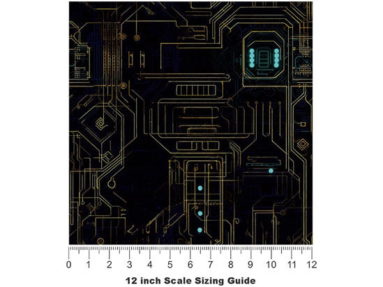Dark Sunshine Technology Vinyl Film Pattern Size 12 inch Scale