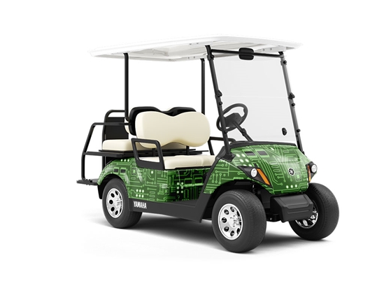 Green Love Technology Wrapped Golf Cart