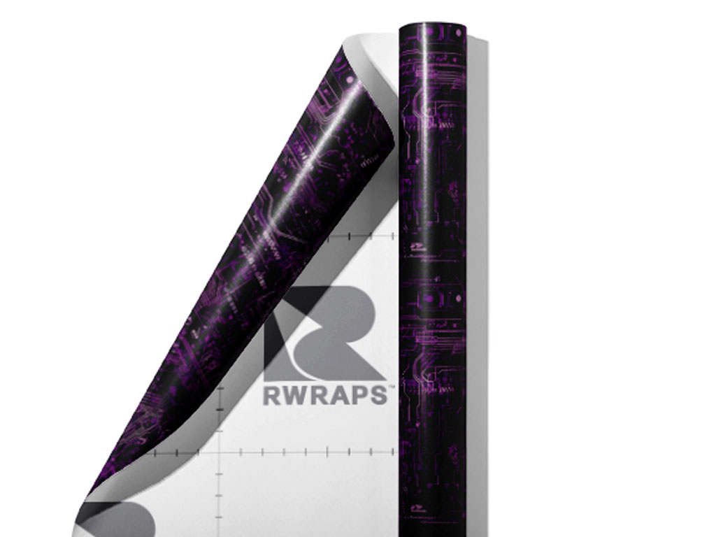 Neon Purple Technology Wrap Film Sheets