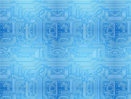 Perfect Blue Technology Vinyl Wrap Pattern