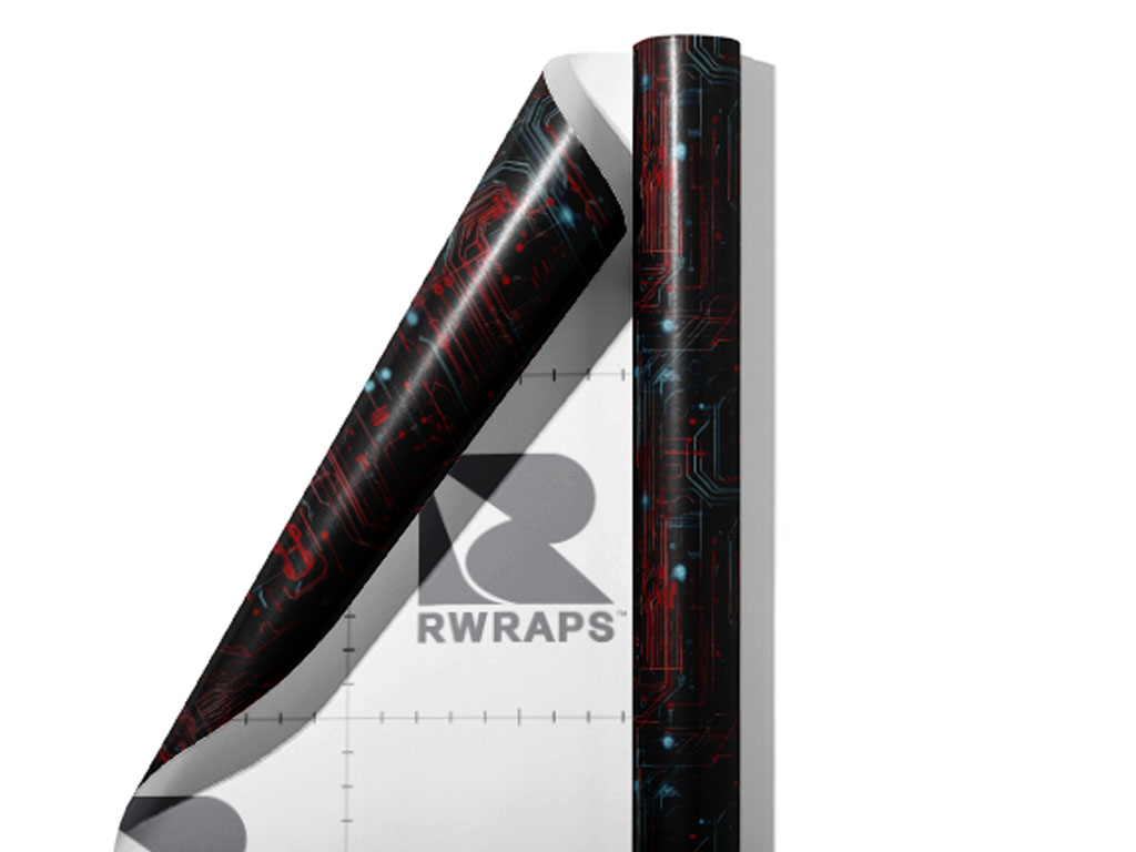Red Blue Technology Wrap Film Sheets