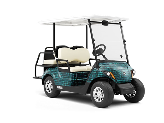 Cobalt Matrix Technology Wrapped Golf Cart