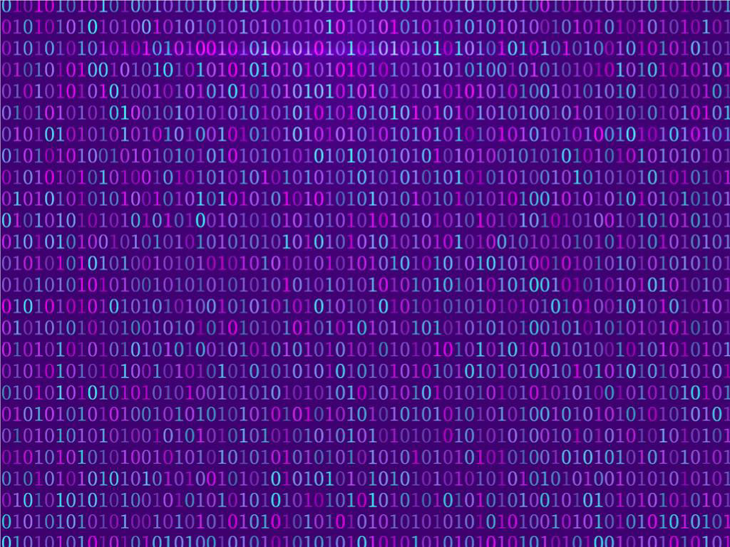 Purple Matrix Technology Vinyl Wrap Pattern