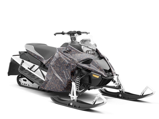 Soft Shimmer Technology Custom Wrapped Snowmobile