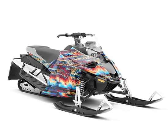 Warped Screen Technology Custom Wrapped Snowmobile
