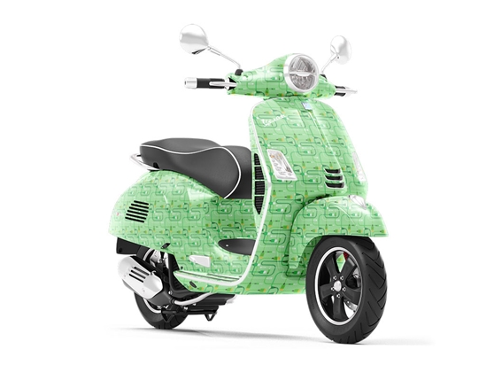 Green Cords Technology Vespa Scooter Wrap Film