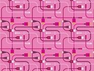 Pink Cords Technology Vinyl Wrap Pattern