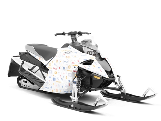 Cyber Monday Technology Custom Wrapped Snowmobile