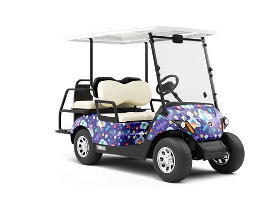 File Share Technology Wrapped Golf Cart