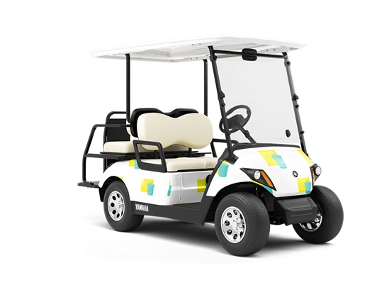 Junk Mail Technology Wrapped Golf Cart
