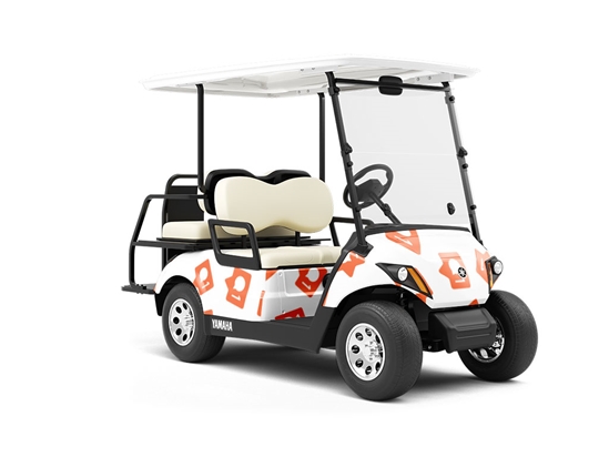 New Message Technology Wrapped Golf Cart